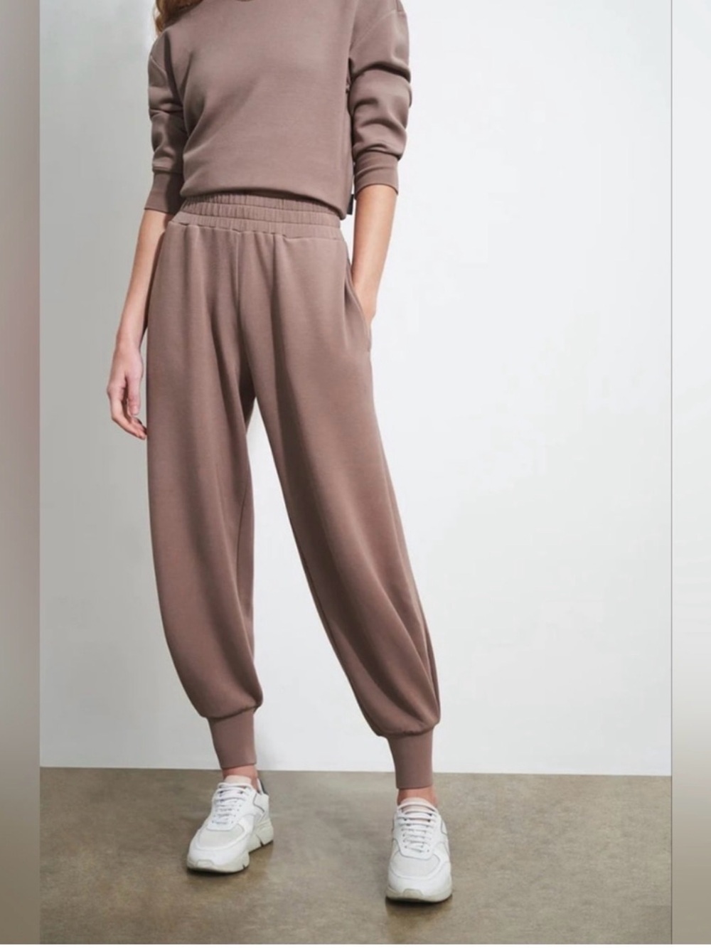 Varley Allen Sweat Pants Taupe Size Small